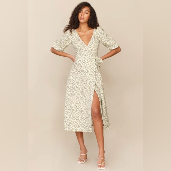 Reformation Mint Linen Dress - Picture 9 of 17